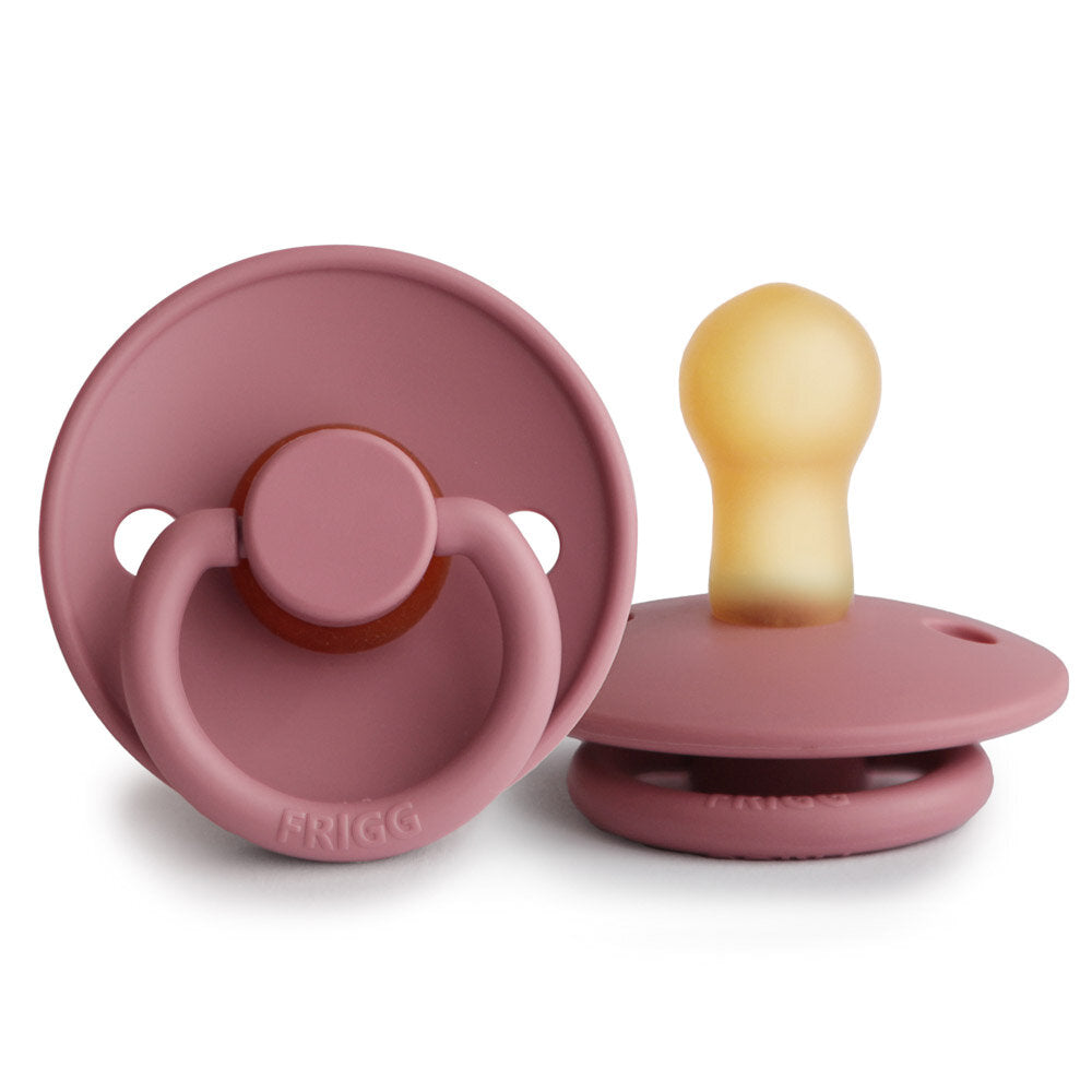 FRIGG classic pacifier Dusty rose 0-6